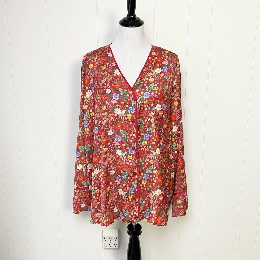 Summersalt x Rifle Paper Co. Women's Size 2XL Garden Party PJ Set NEW - Picture 9 of 16
